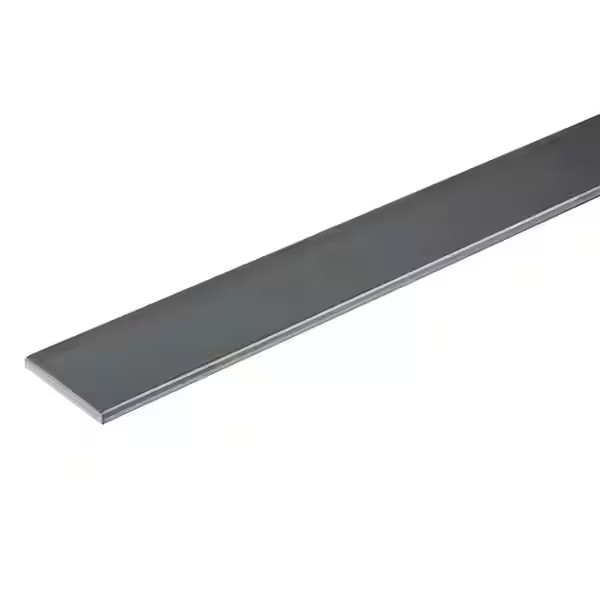 1 In. X 3 Ft. - 1/8 In. Thick Plain Steel Flat Bar