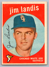 1959 TOPPS #493 JIM LANDIS WHITE SOX