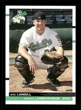 2001 Grandstand Clinton Lumberjacks Eric Langill ssp short print BXCP31