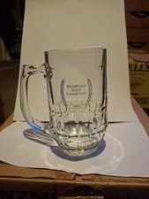Bradford Beer Exhibition Glass Half Pint Tankard 1980