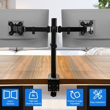 360°  DUAL ARM ARTICULATING LCD MONITOR DESK...
