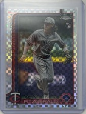 2025 Topps Chrome Update #USC8 Ryan Fitzgerald X-Fractors Rookie