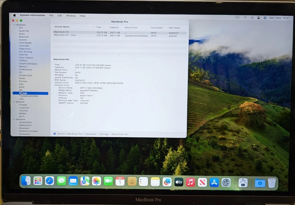 MacBook Pro A2338 Logic Board + ID. 8GB 256GB. R36 READ - Image 2 of 4