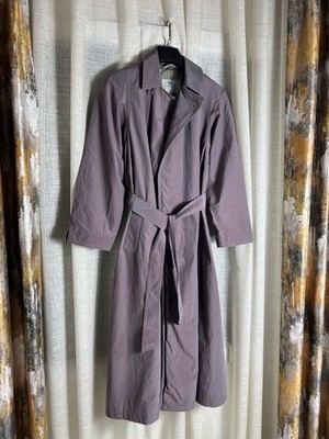 Vintage Women's Aquascutum Aqua 5 Trench Coat water Repellant Size 8 EU 40 