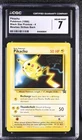 1999 Pokemon Black Star Promos Pikachu Mewtwo Strikes Back Stamped CGC 7
