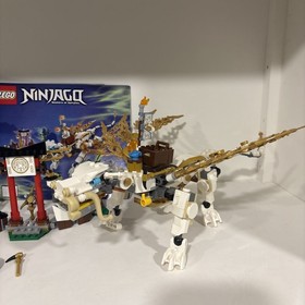 Lego 2015 Ninjago Master Wu Dragon 70734 Incomplete With Manuals  & No Minifigs