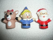 Rudolph The Red Nosed Reindeer Christmas Finger Puppet Prestige Toy Hermey Santa