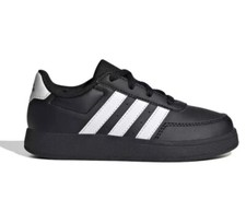 adidas Kids' Breaknet Shoe Black Tennis Shoes Sneakers Black Size 3 NEW
