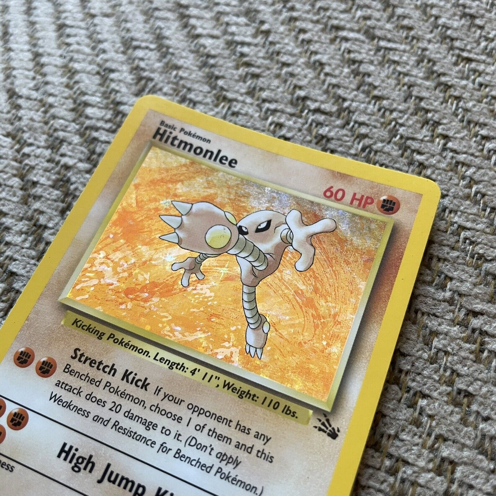 Hitmonlee (22/62) [Fossil 1st Edition] - DarksideGames