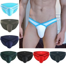 Bulge Pouch Men's Underwear Boxer Briefs Bikini Shorts Breathable Underpants