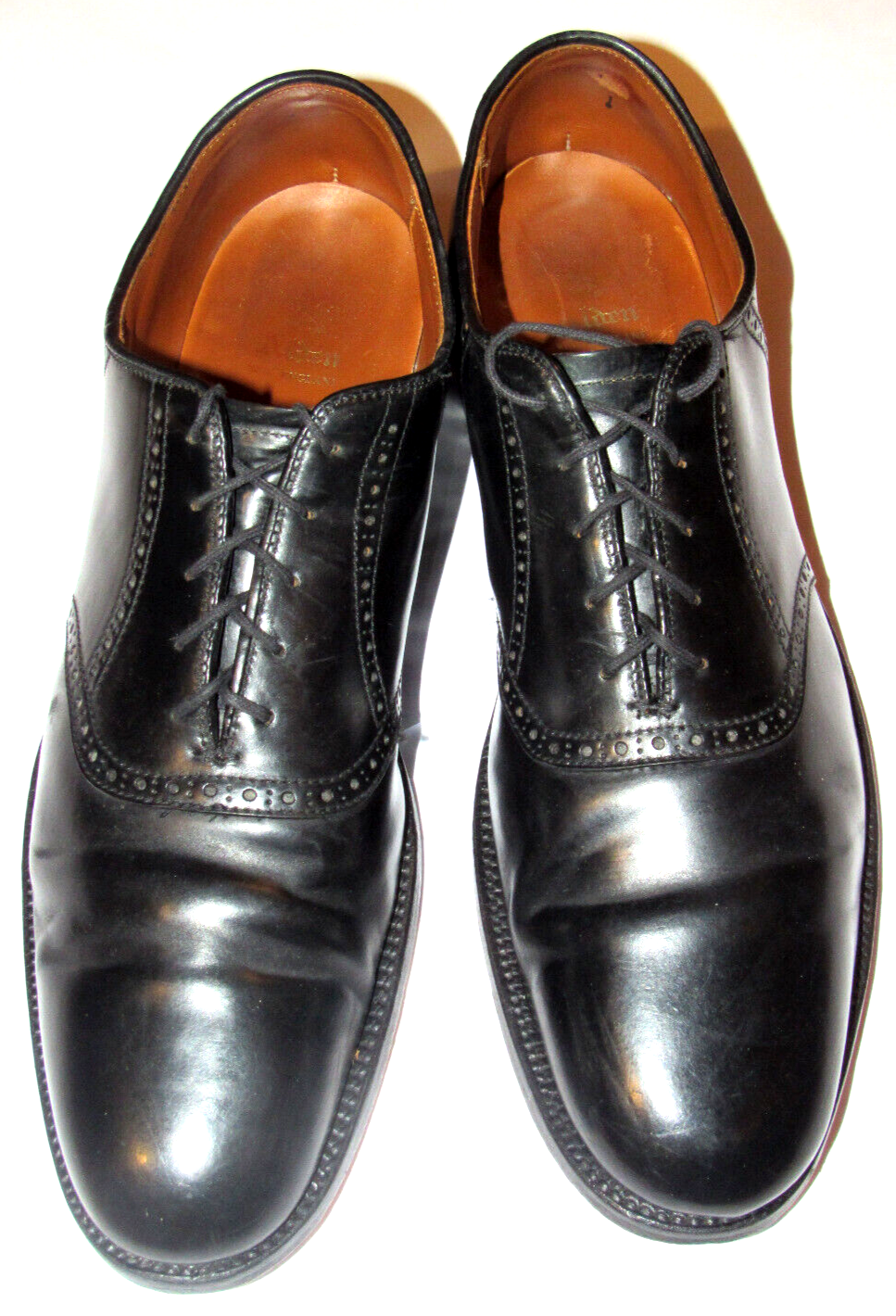 ALDEN TRADITIONAL SADDLE OXFORD SHELL CORDOVAN LEATHER SHOES! 993 USA 13 AA