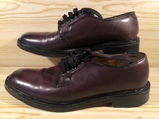 Savile Row By Barker Brown Leather Derby Lace Up Shoes Men's UK 7 US 8