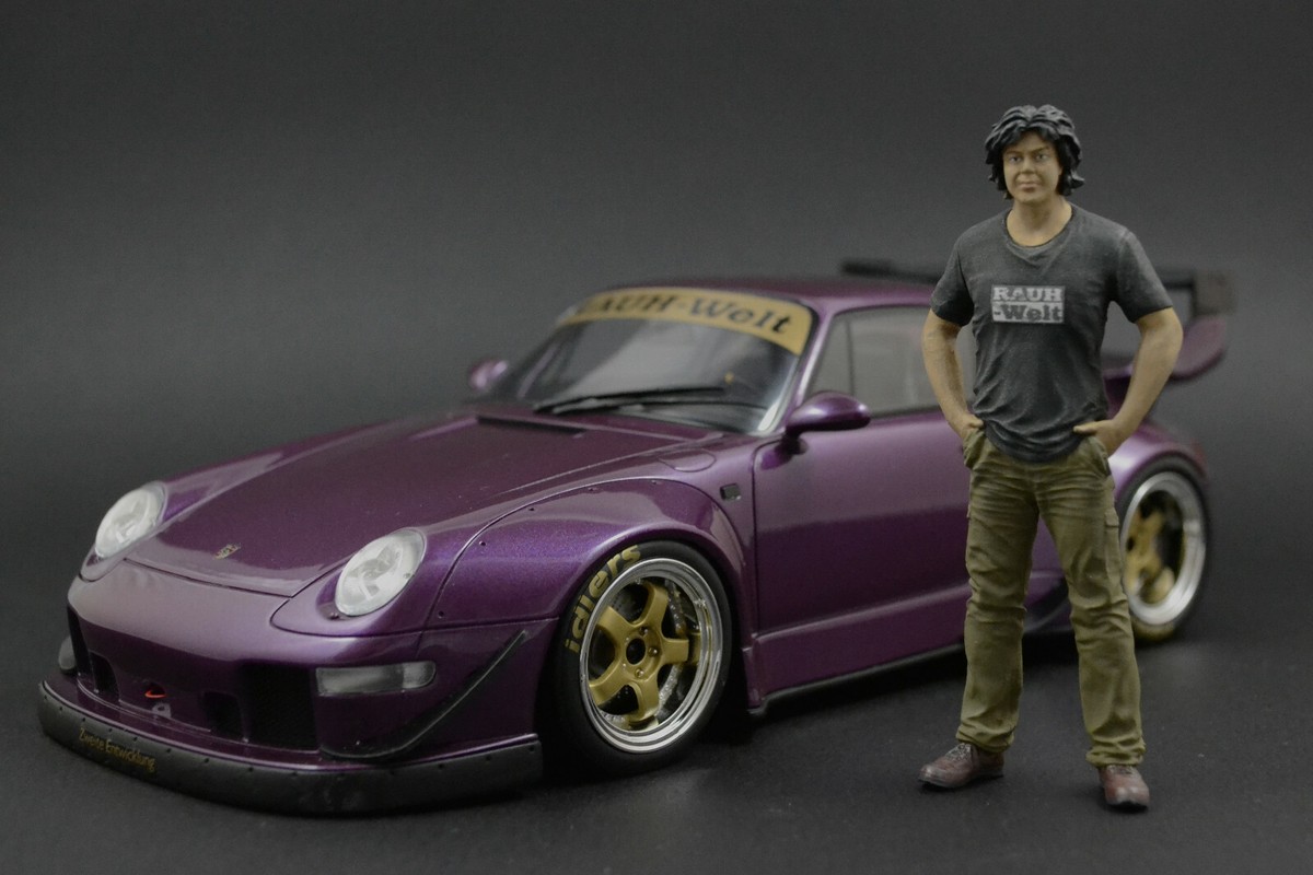 Akira Nakai-San Figure for 1:18 AutoArt Porsche RWB 964 993 Akira Nakai-San Figure for 1:18 AutoArt Porsche RWB 964 993