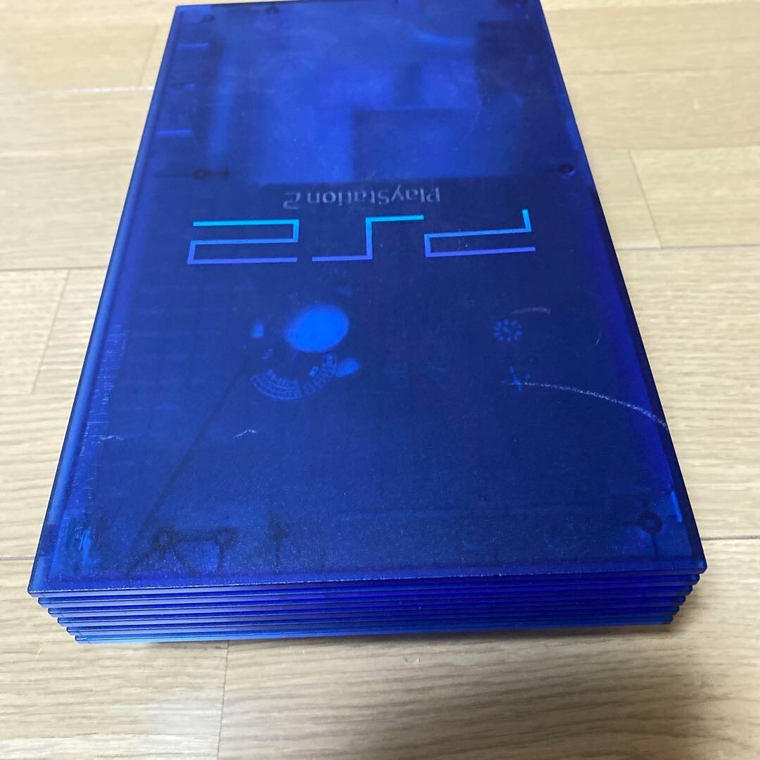 Ocean Blue Playstation 2 Console PS2 SCPH-37000L Transparent