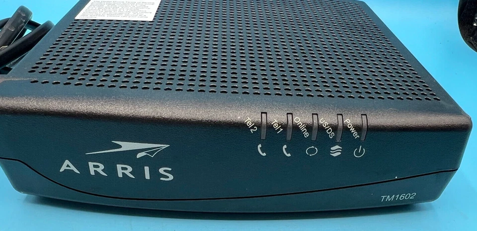 Arris Touchstone TM1602A Telephony Cable Modem16x4 Docsis 3.0 W/POWER CORD - Image 2 of 4