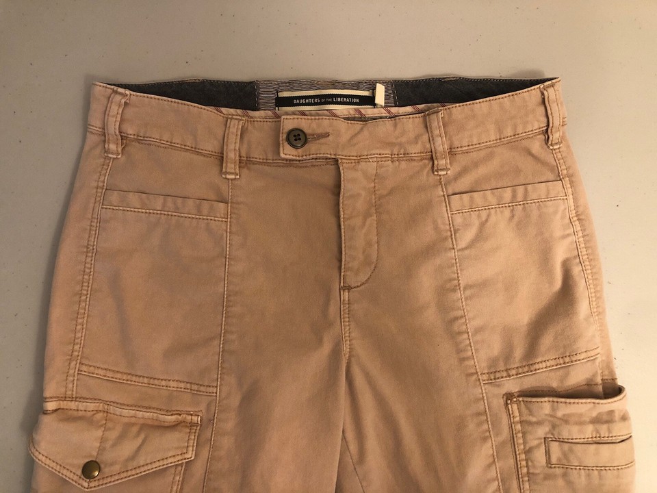 Daughters of the Liberation Cargo Pants Womens 29 Ankle Zipper
