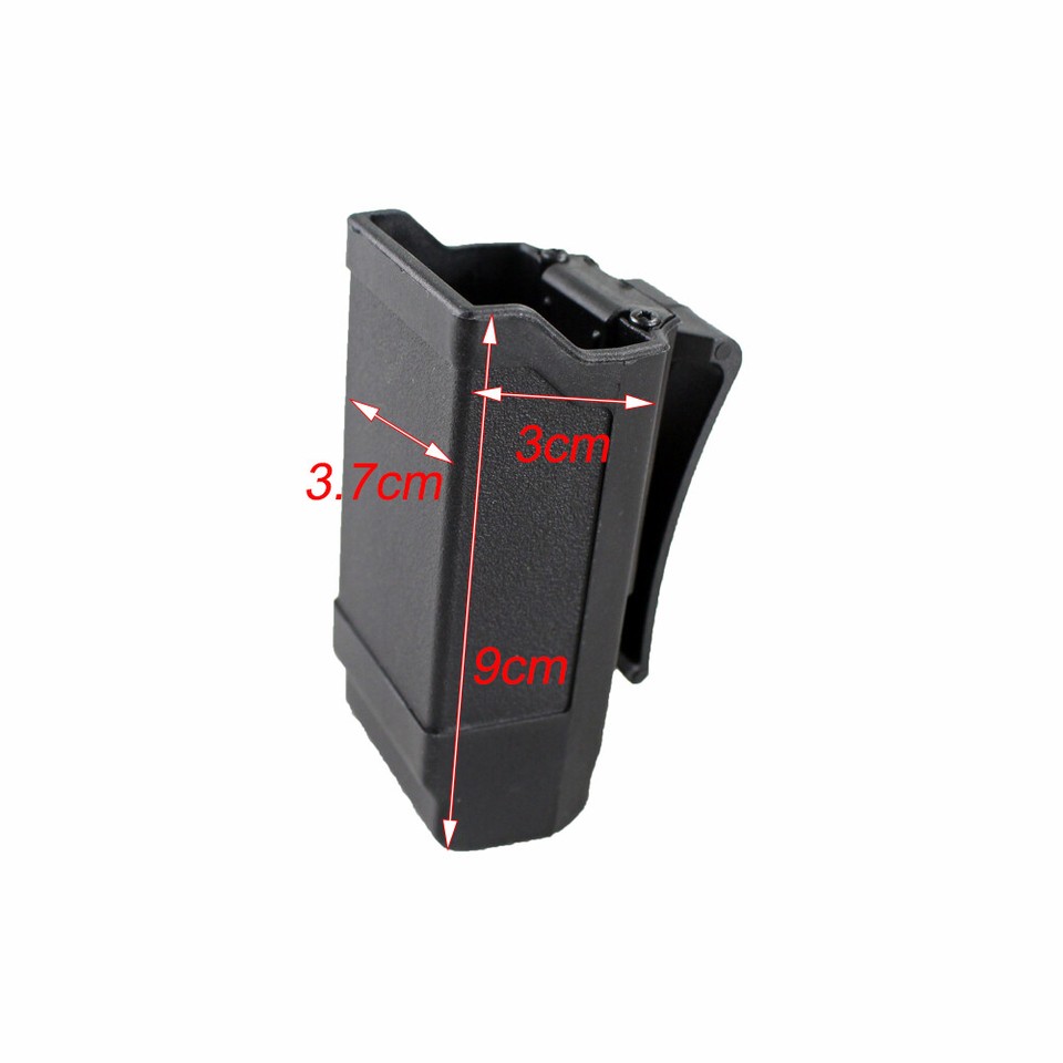 Tactical Single/Double Stack Magazine Pouch Mag Holder for 1911/9mm To ...