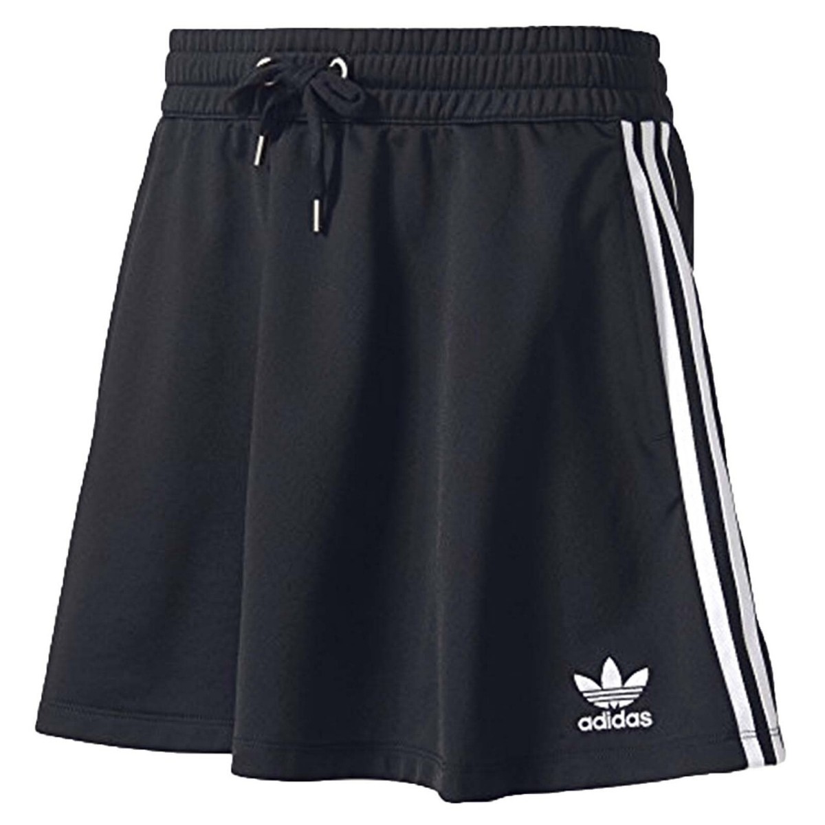 【ADIDAS】3S Skirt - Black / IW8461 Adidas Women's Originals 3S Track Skirt Casual Sweat Skirt