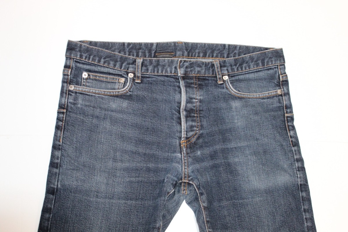 DIOR Homme Slim fit zipper fly men's jeans pants Indigo DIOR Homme Slim fit zipper fly men's jeans pants Indigo