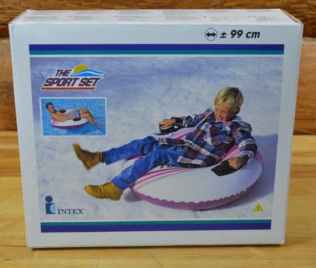 Vintage Intex 1997 âThe Sport Setâ Snow & Water Inner Tube Sled, Size 39â #68202 | eBay