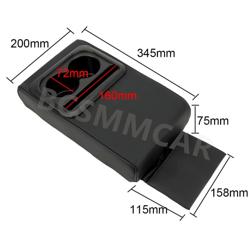 Apoio de braço de carro almofada capa console central caixa almofada protetor acessórios interiores - Imagem 2 de 4