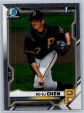 2021  Bowman Chrome #BDC-223 Po-Yu Chen PIRATES (A)