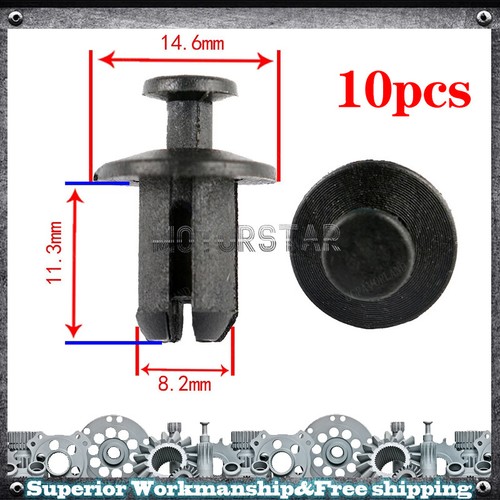 Set of 10 Cooling Fan Shroud Clips For BMW E30 E31 E32 E34 E36 E38 E46 - Picture 5 of 6