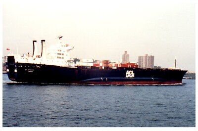 Atlantic Star (1967) Cargo Vessel Ship ACL Line Photograph VTG 4x6 IMO 6719603