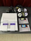 Super Nintendo Snes Ultimate Bundle 100% Complete Tested - 4 Games 2Controllers