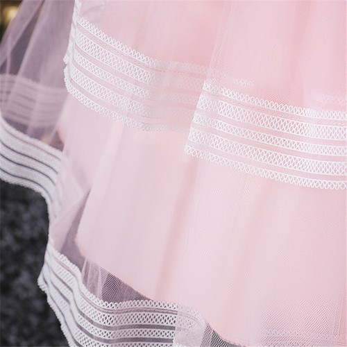 Pageant Flower Girls High-Low Tutu Dress Wedding Bridesmaid Kids Princess Gown - Picture 18 of 128