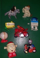 Vintage Wind Up Toy Lot Of 8