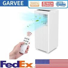 8000 BTU Portable Air Conditioner with Remote Dehumidifier & Fan Window Kits  