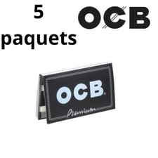 Lot 5 Carnet OCB regular Prenium Paquet Double Petite Feuille A Rouler Cigarette