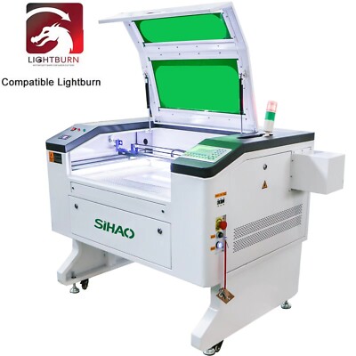 SIHAO 100W CO2 Laser Engraver Cutting Cutter Engraving Machine Auto Universal