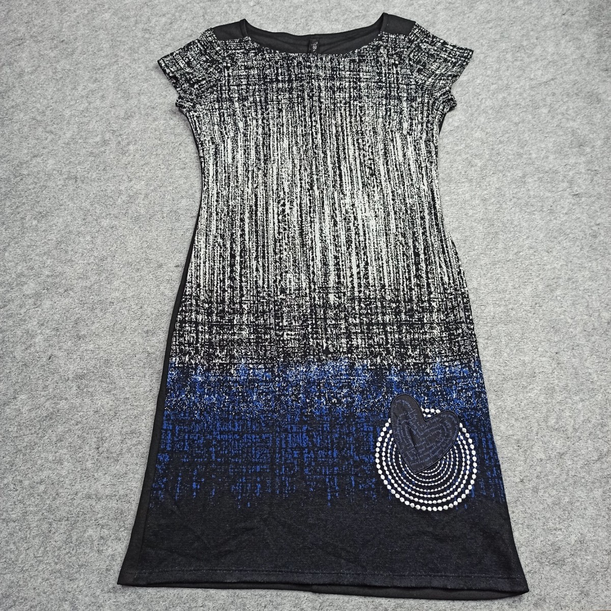 Desigual Vestido Mujer Talla M 38 Corto Slim Elástico Jersey