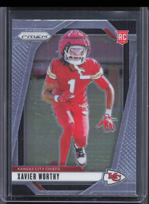 2024 Panini Prizm #399 Xavier Worthy Rookie RC Kansas City Chiefs