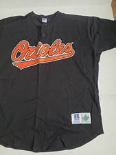 Vtg 90s MLB Baltimore Orioles Diamond Collection Jersey Russell Athletic 52 USA