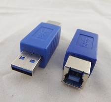 1x Super speed USB 3.0 Type A Male to USB 3.0 Type B Female Connector Adapter
