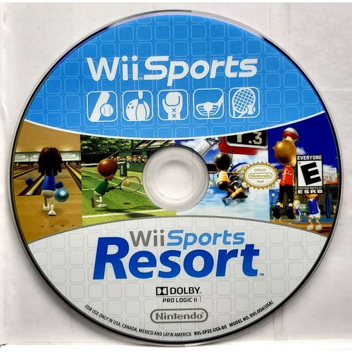 Scratch-Free - Wii Sports & Wii Sports Resort - Nintendo Wii Pristine Authentic - Picture 1 of 5