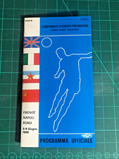 EURO CHAMPIONSHIP 1968 Italy -  Prog/Brochure - Ex condition!  - News clippings!