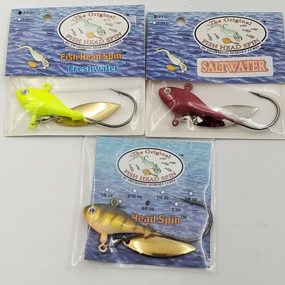 fish head lure Reno's Lure- Orange – Hawaii Fishing Tackle Designed to bring out the “primal” instincts in bass Original Fish Head Spin 3/4