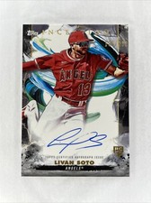 2023 Topps Inception Base and Emerging Stars 169/299 Livan Soto Rookie Auto RC