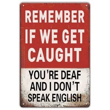 Man Cave Garage Signs for Men - Funny Metal Vintage Tin Signs for Man Cave, Gara