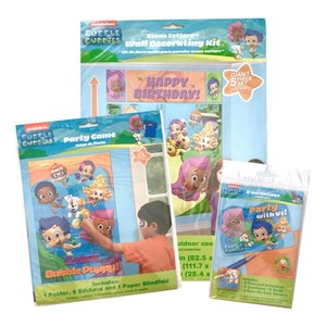 Bubble Guppies Birthday Party Game Invite Scene Setter Decoration
