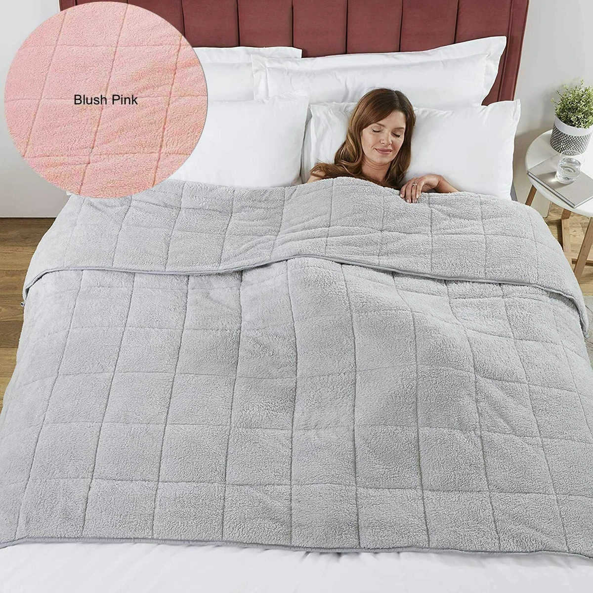 Teddy Fleece Weighted Blanket Ultra