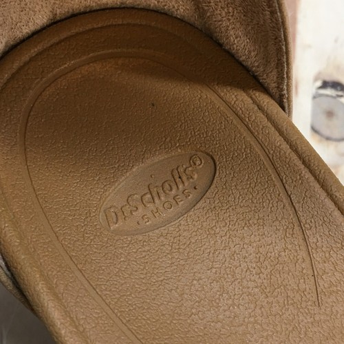 Dr Scholls Sandals Womens 7.5 M Show Off Ankle Straps Brown Faux Leather Casual - Picture 13 of 16