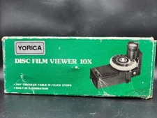 Disc Film Viewer 10X Vintage Rare Battery Compartment Need Repair As Is