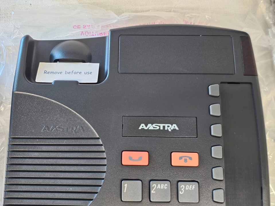 AAstra 9110 Desktop Telephone Analog Office Phone Telecom Charcoal Black NEW - Image 4 of 4