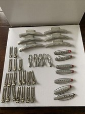 Lot Of Vintage Aluminum Hair Clips And Curlers