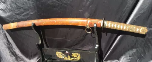 WWII Japanese Army Sword -Samurai/Antique Officer Shin-gunto -Old WW2 - HIROMASA